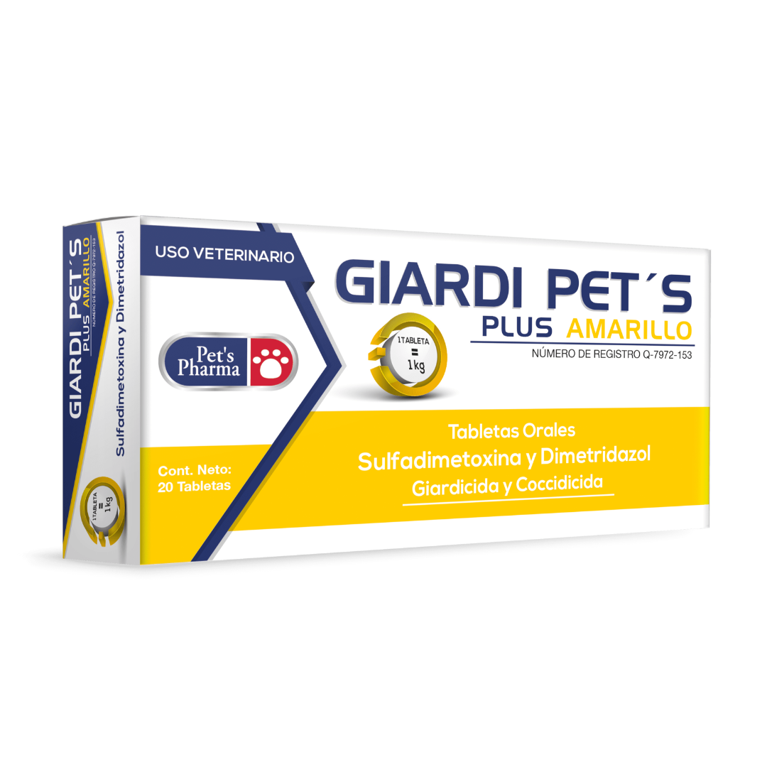 Giardi Pets Plus 20 Tabletas - Pet's Pharma Giardi Pets Plus 20 Tabletas - Pet's Pharma